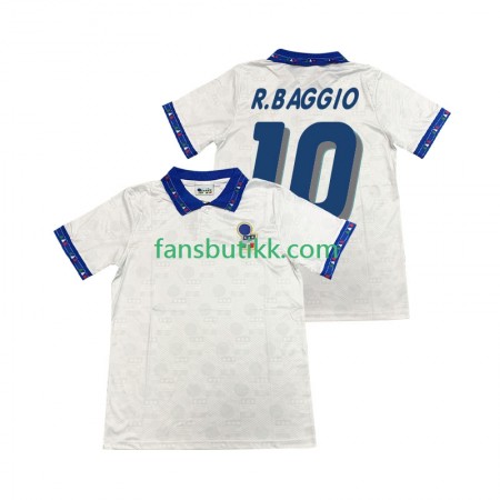 Fotballdrakt Italia Roberto Baggio 10 Retro Bortetrøye 1994 Kortermet
